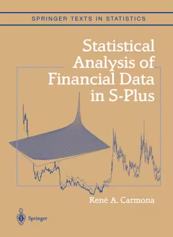 خرید و دانلود نسخه کامل کتاب Statistical Analysis of Financial Data in S-PLUS2
