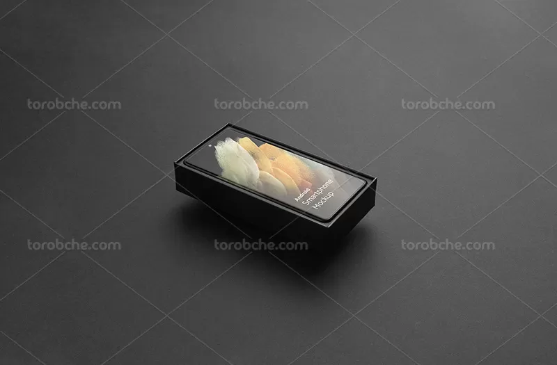 موکاپ موبایل PSD لایه باز | گرافیک با طعم تربچه