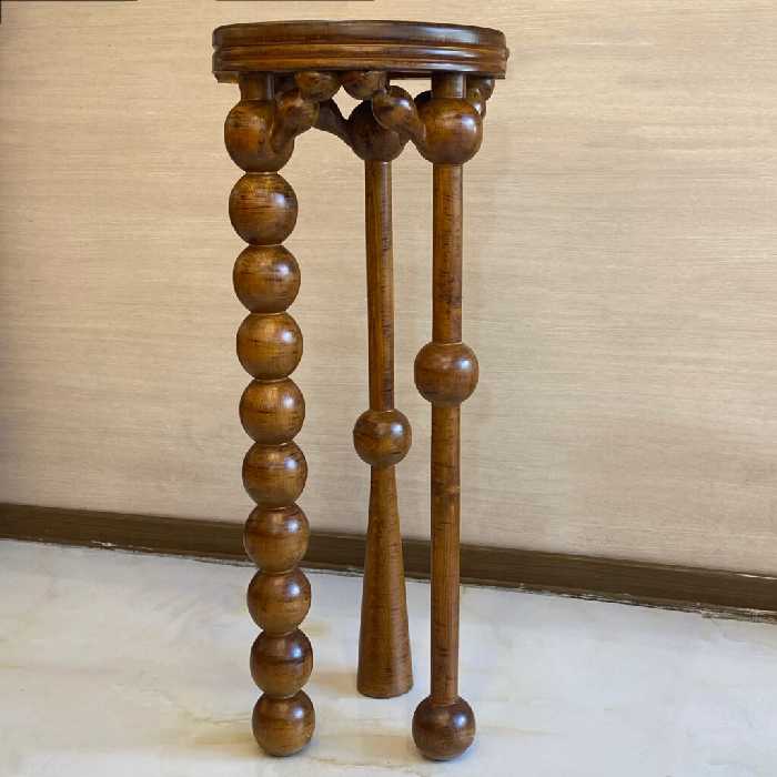 میز تلفن قهوه ای مدرن بلند