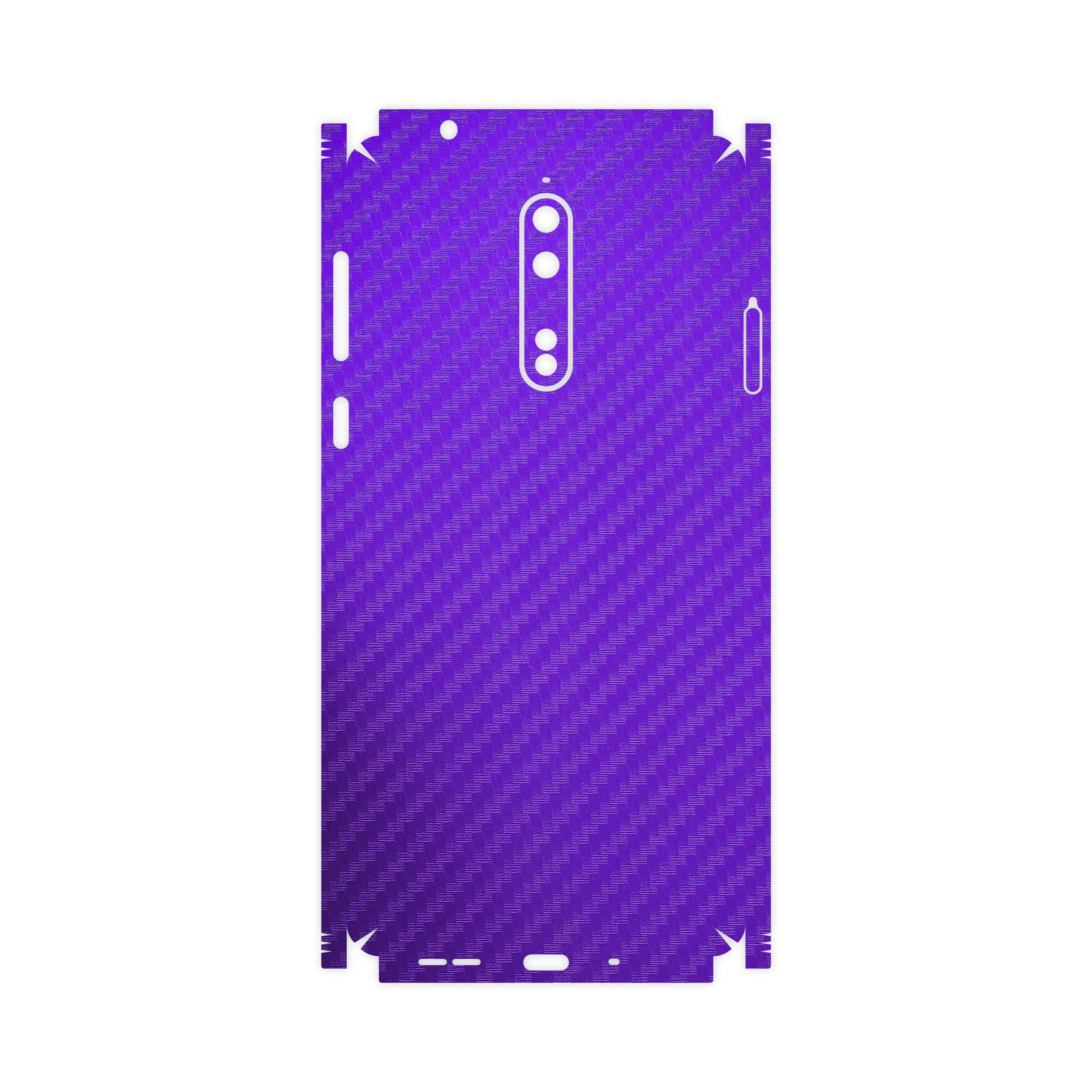 برچسب پوششی ماهوت مدل Purple-Fiber-FullSkin مناسب برای گوشی موبایل نوکیا 8