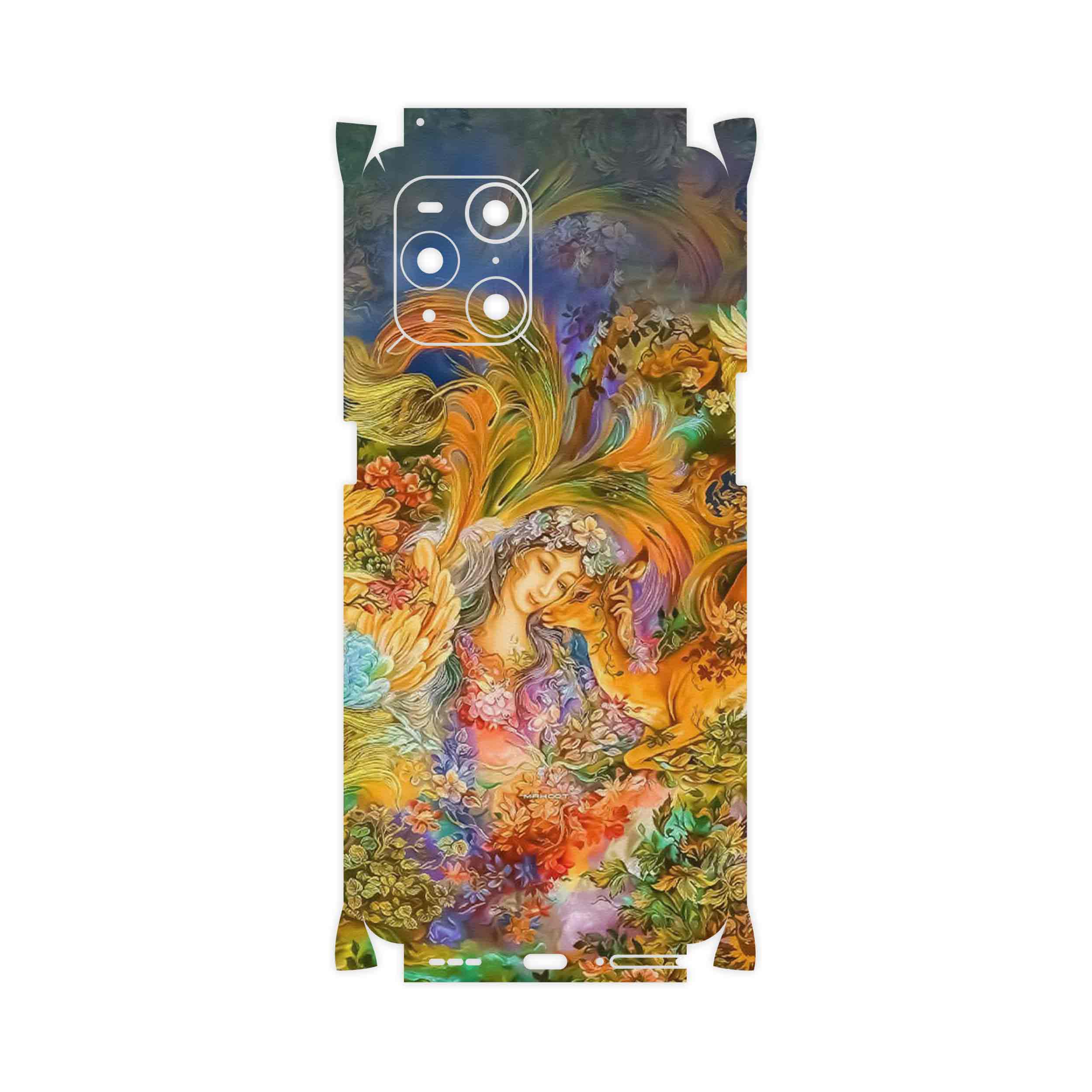 برچسب پوششی ماهوت مدل Persian miniature 3-FullSkin مناسب برای گوشی موبایل اپو Find X3 Pro