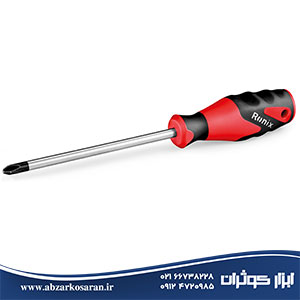 پیچ‌گوشتی تکی دسته TPR چهارسو 150×8 Ronix مدل RH-2885