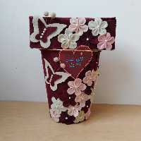 سطل وکاور دستمال گلدار