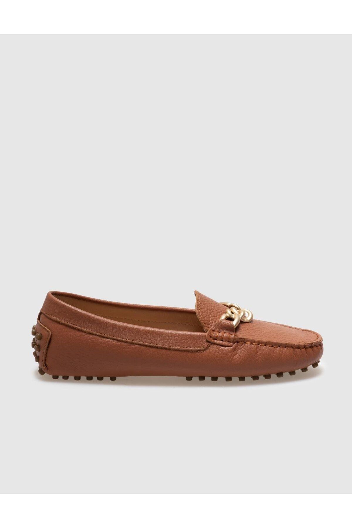 لوفر چند رنگ زنانه چرمی واقعی Taba Loafer Cabani