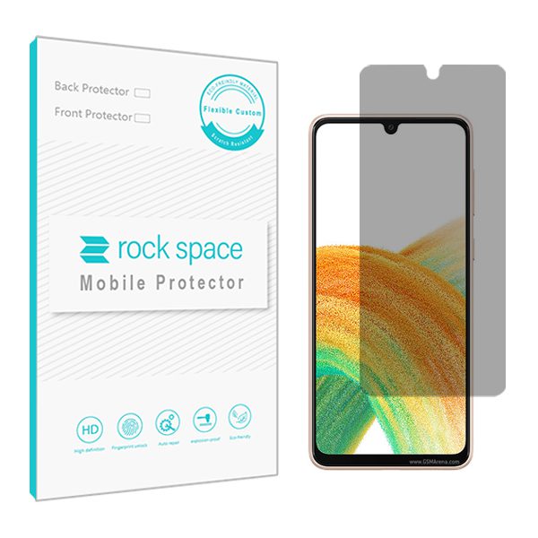 گلس سامسونگ A33 5G مدل نانو هیدروژل پرایوسی برند راک اسپیس کد S