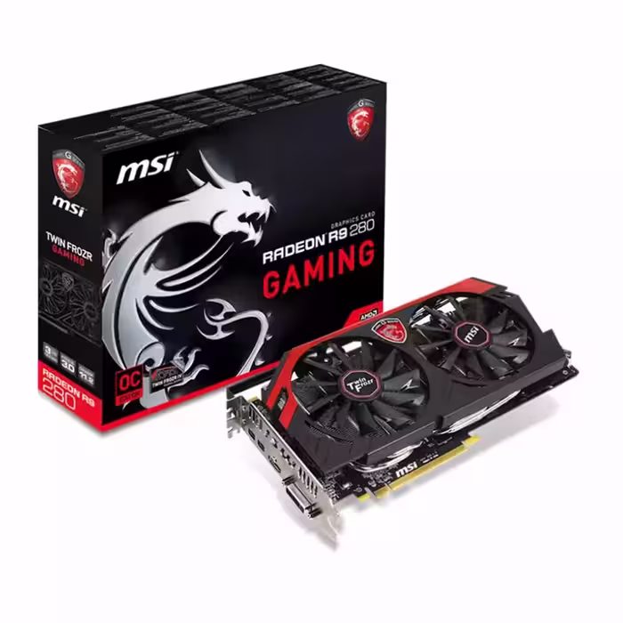 کارت گرافیک ام اس آی Radeon R9 280 OC Gaming 3GB