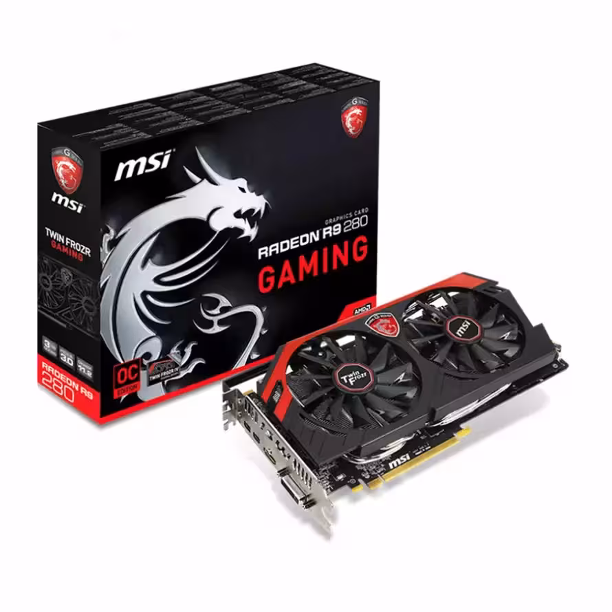 کارت گرافیک ام اس آی Radeon R9 280 OC Gaming 3GB