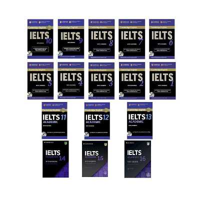 کتاب ENGLISH IELTS اثر جمعی از نویسندگان انتشارات کمبریج  16 جلدی