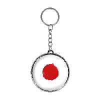 جاکلیدی خندالو طرح پرچم ژاپن مدل دوطرفه کد 2063520637