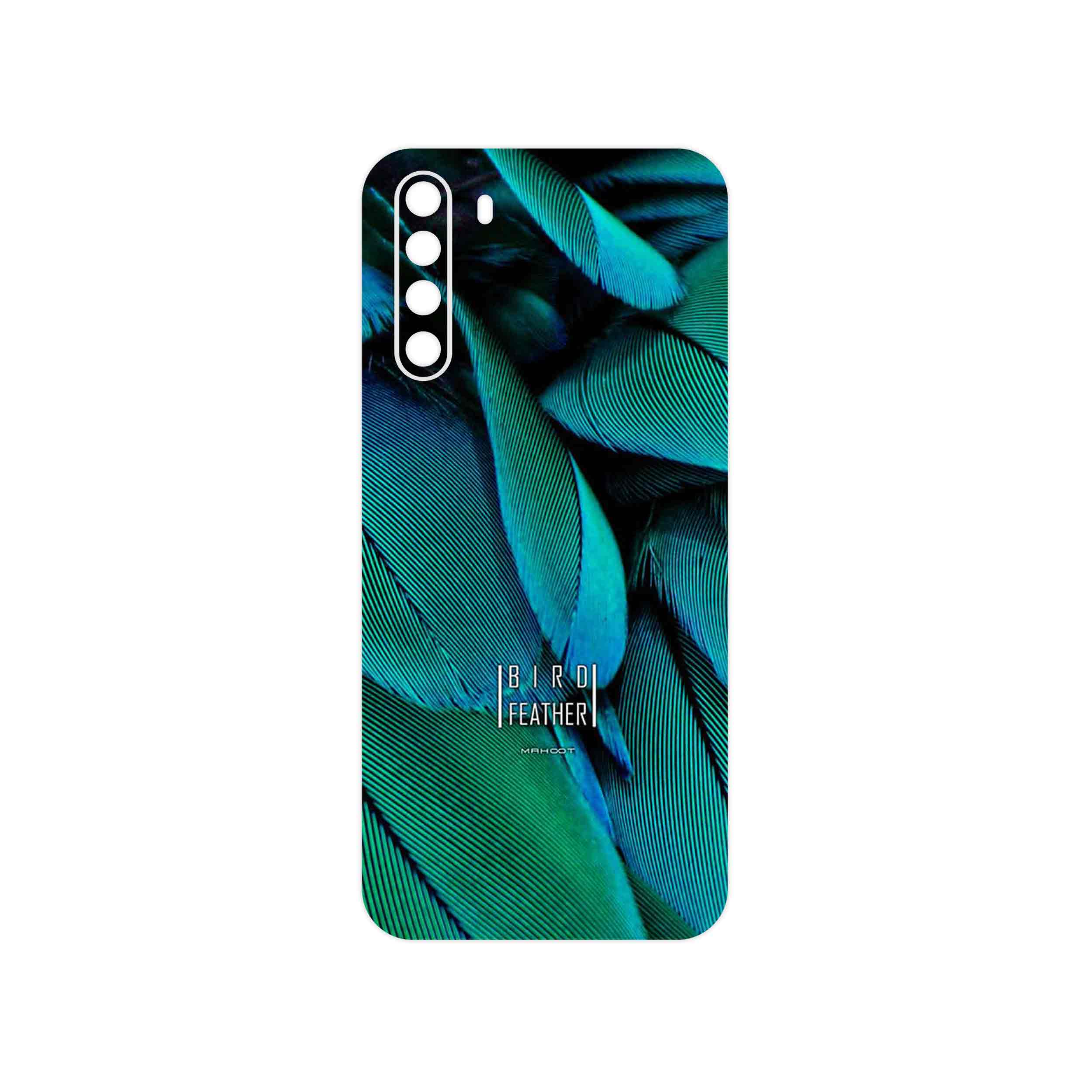 برچسب پوششی ماهوت مدل Green Feather مناسب برای گوشی موبایل جی پلاس X10