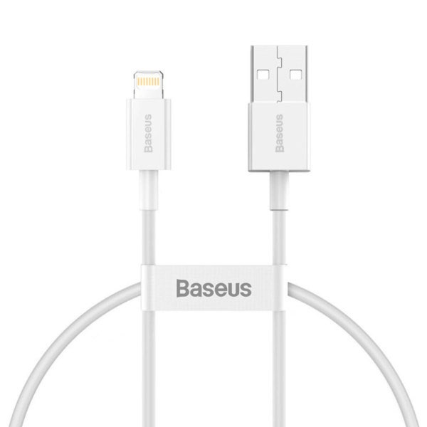 کابل لایتنینگ بیسوس Baseus Superior Series USB to iP CALYS-01 طول 25 سانتی متر و توان 24 آمپر