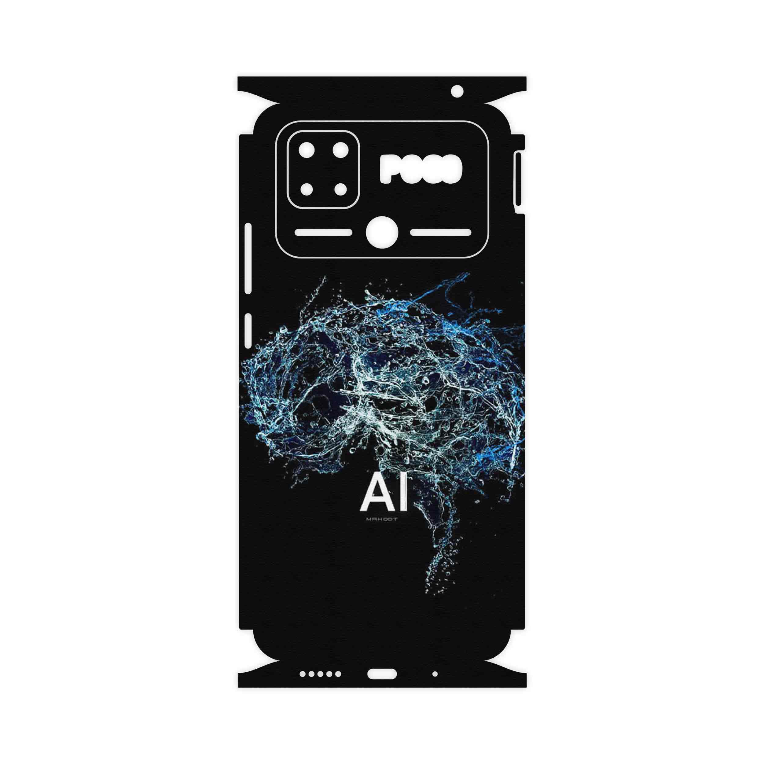 برچسب پوششی ماهوت مدل Artificial intelligence 2-FullSkin مناسب برای گوشی موبایل شیائومی Poco C40