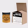 ماگ حرارتی کاکتی طرح گربه مدل mgh16622
