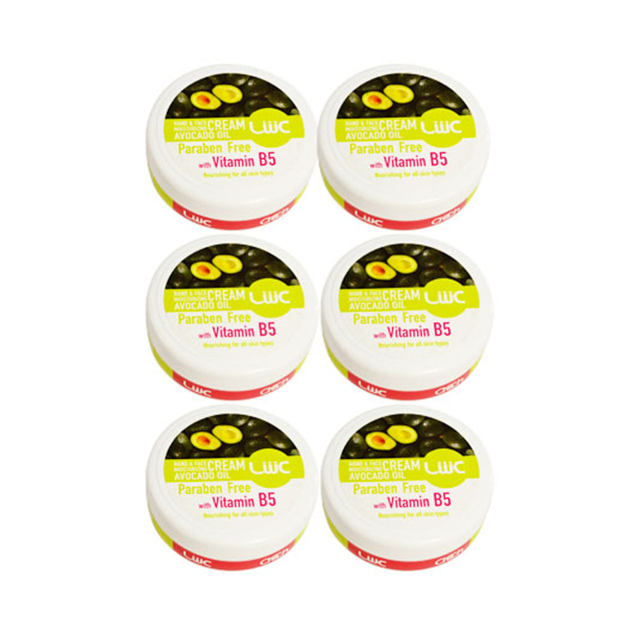 کرم مرطوب کننده عش مدل d70 حجم 100 میلی لیتر مجموعه 6 عددی