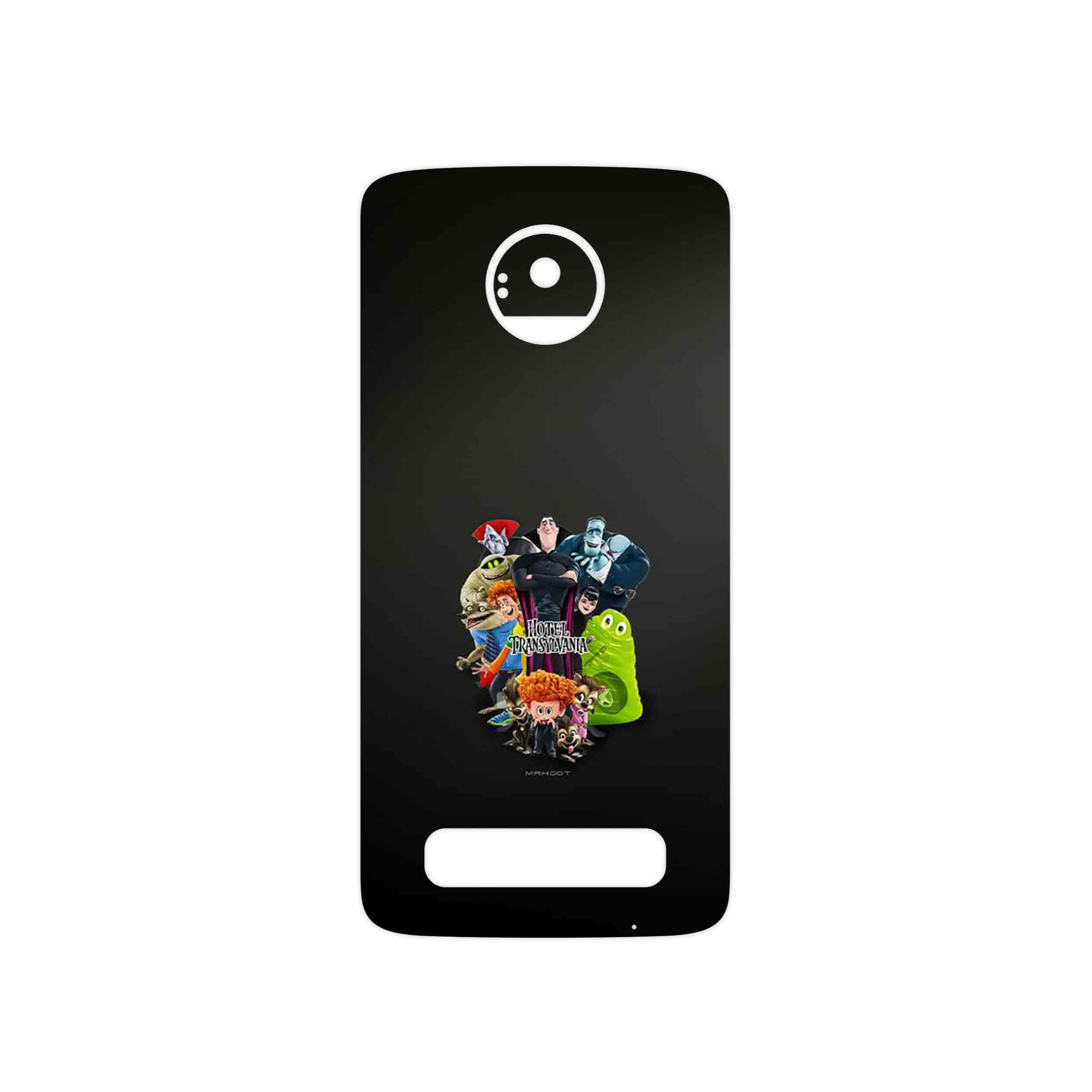 برچسب پوششی ماهوت مدل Hotel Transylvania مناسب برای گوشی موبایل موتورولا Moto Z