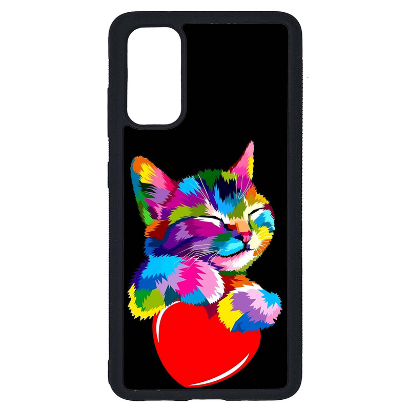 کاور طرح گربه کد G-041 مناسب برای گوشی موبایل سامسونگ Galaxy S20 | دیجی قاب دونی