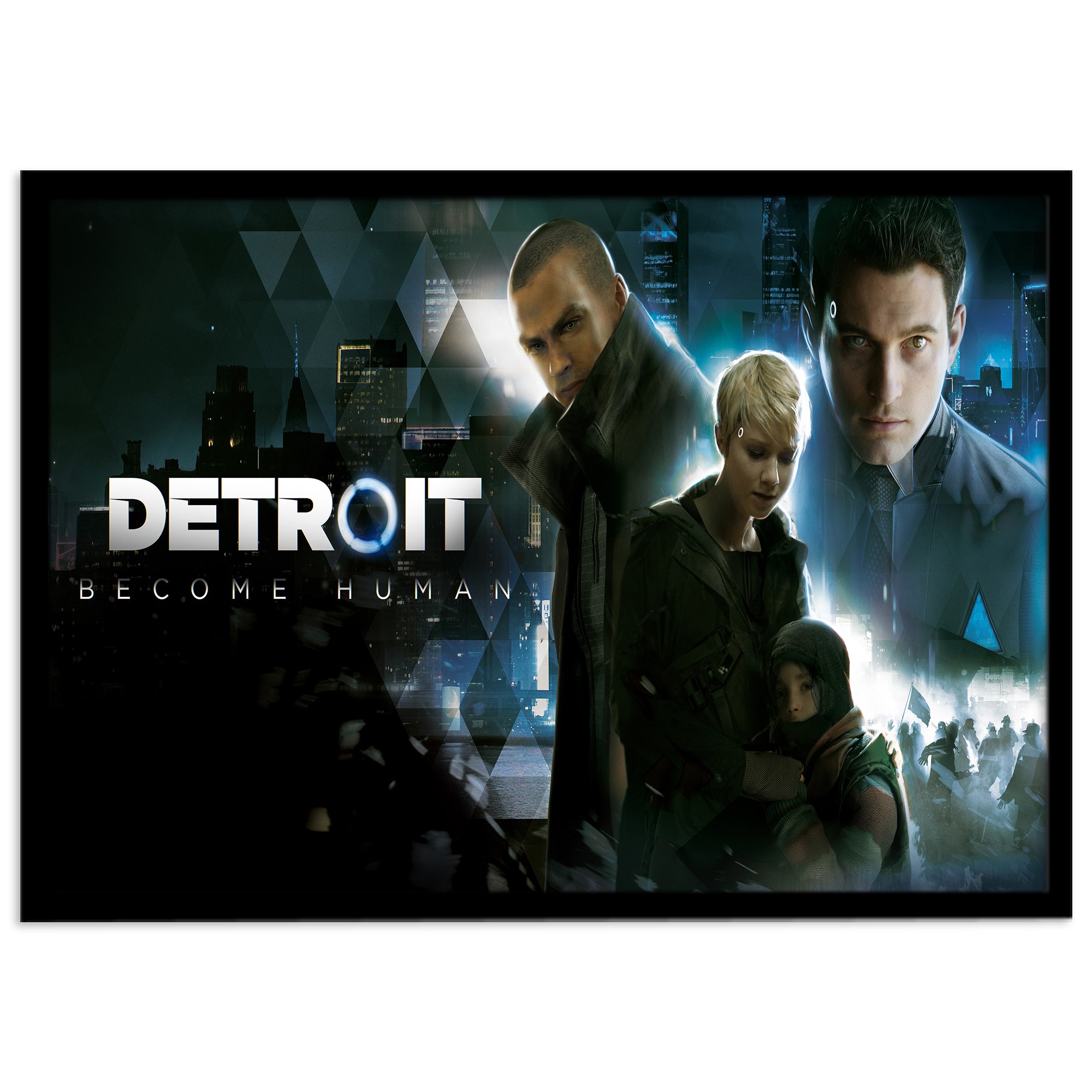 تابلو نوری بکلیت مدل طرح بازی گیم نت Detroit مدل چراغدار B-s1395