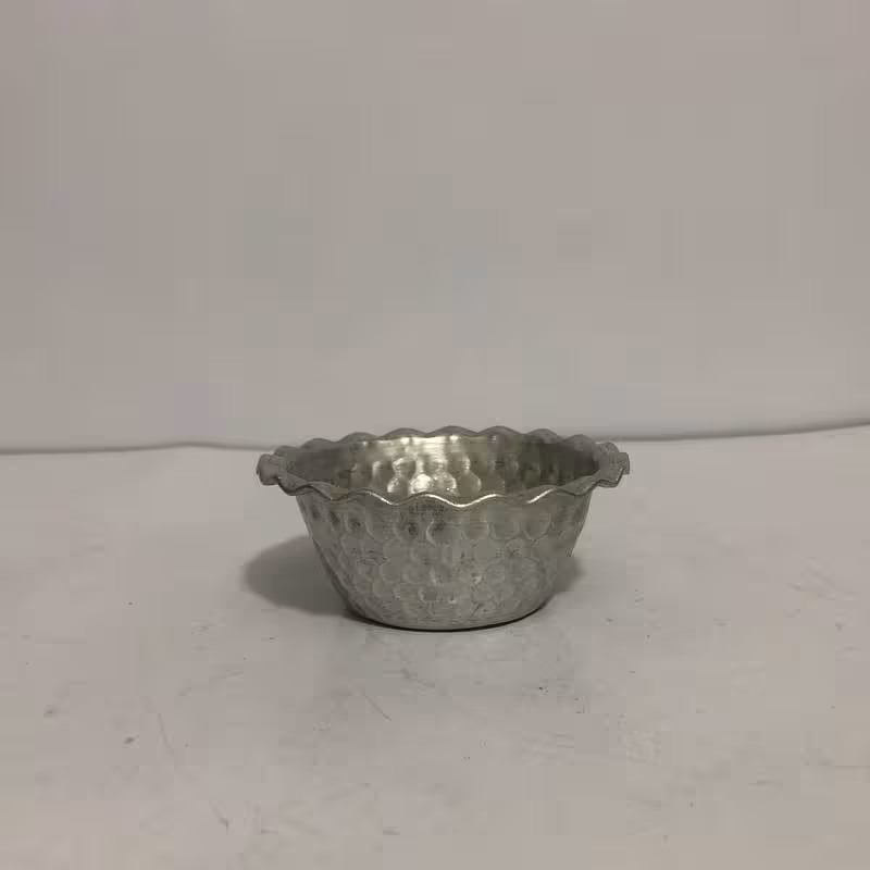 کاسه روحی لب کنگره ای کوچک چکشی 
