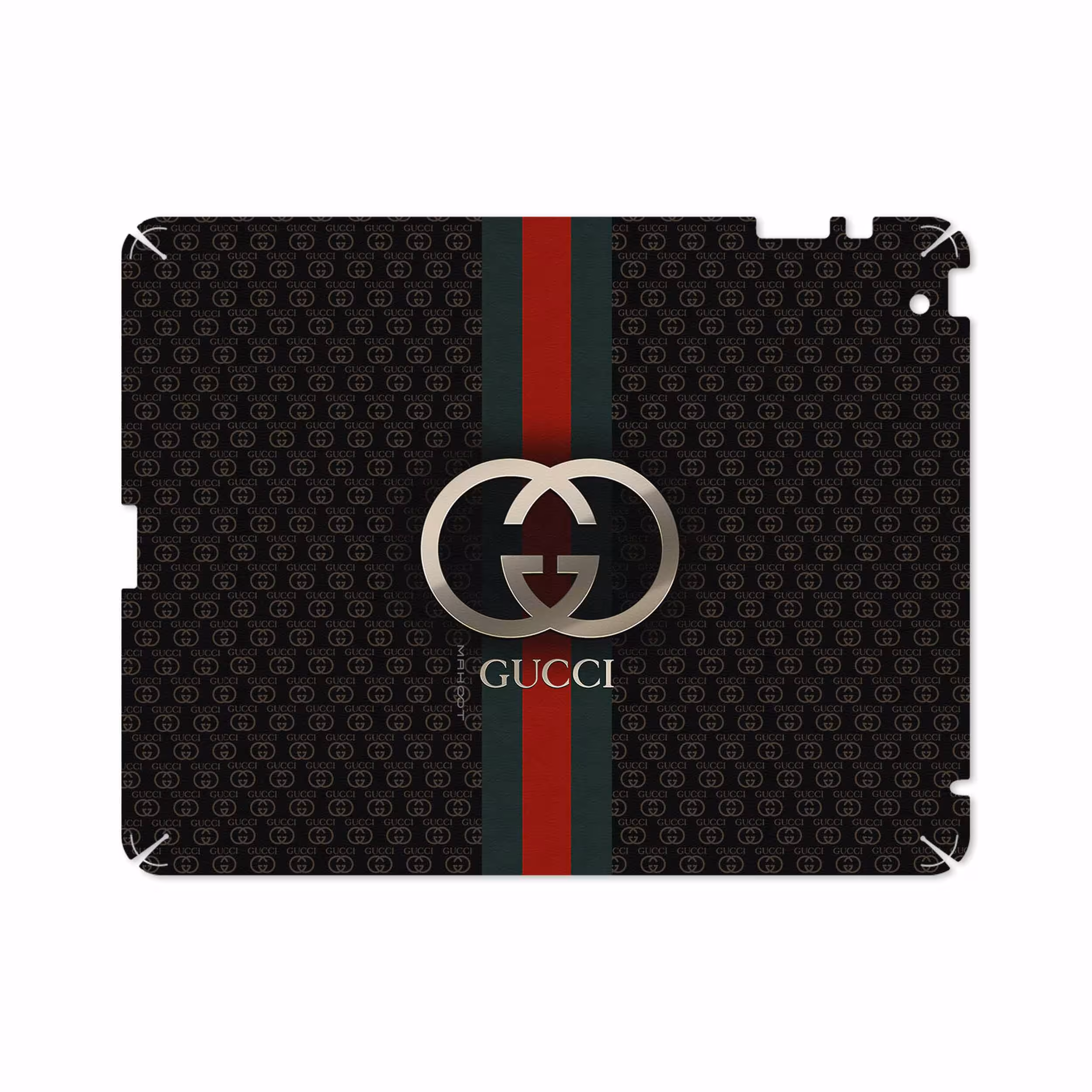 برچسب پوششی ماهوت مدل GUCCI-Logo مناسب برای تبلت اپل iPad 2 2011 A1397