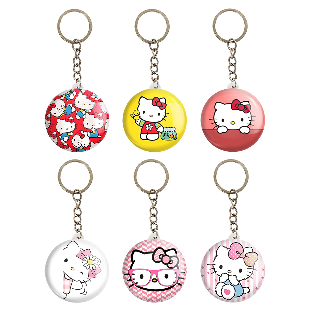 جاکلیدی خندالو طرح کیتی کد 125B مجموعه 6 عددی