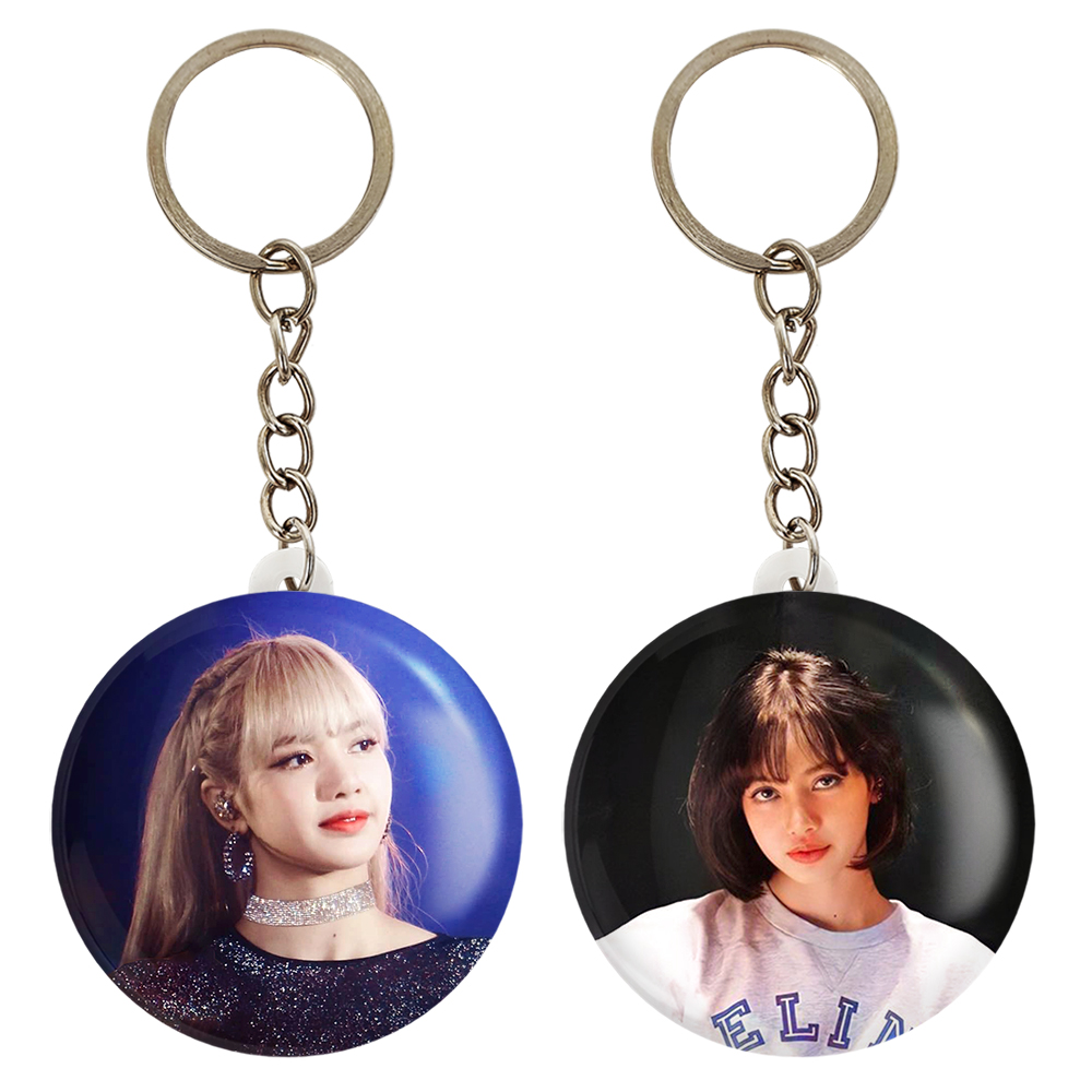 جاکلیدی خندالو مدل لیسا بلک پینک کد 1427314276 مجموعه 2 عددی