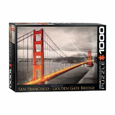 پازل 1000 تکه یوروگرافیکس پازلز مدل پل سانفرانسيسكو كد 0663