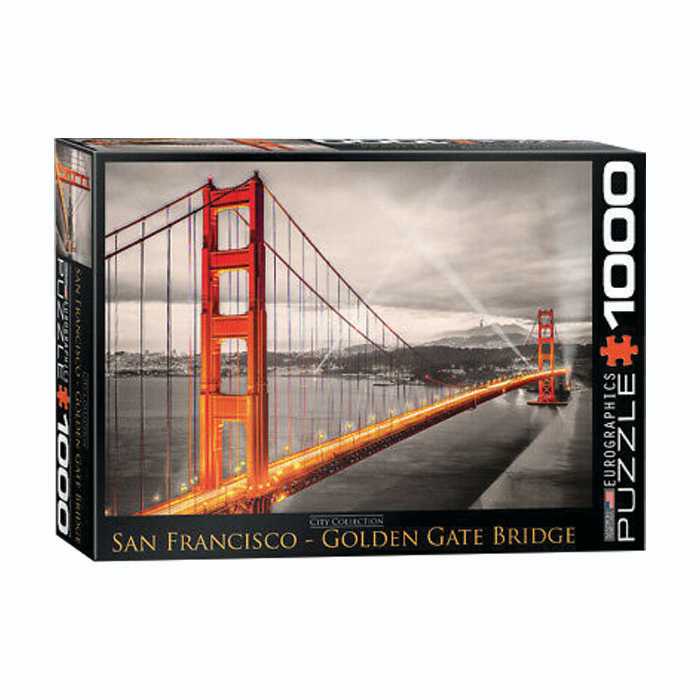 پازل 1000 تکه یوروگرافیکس پازلز مدل پل سانفرانسيسكو كد 0663