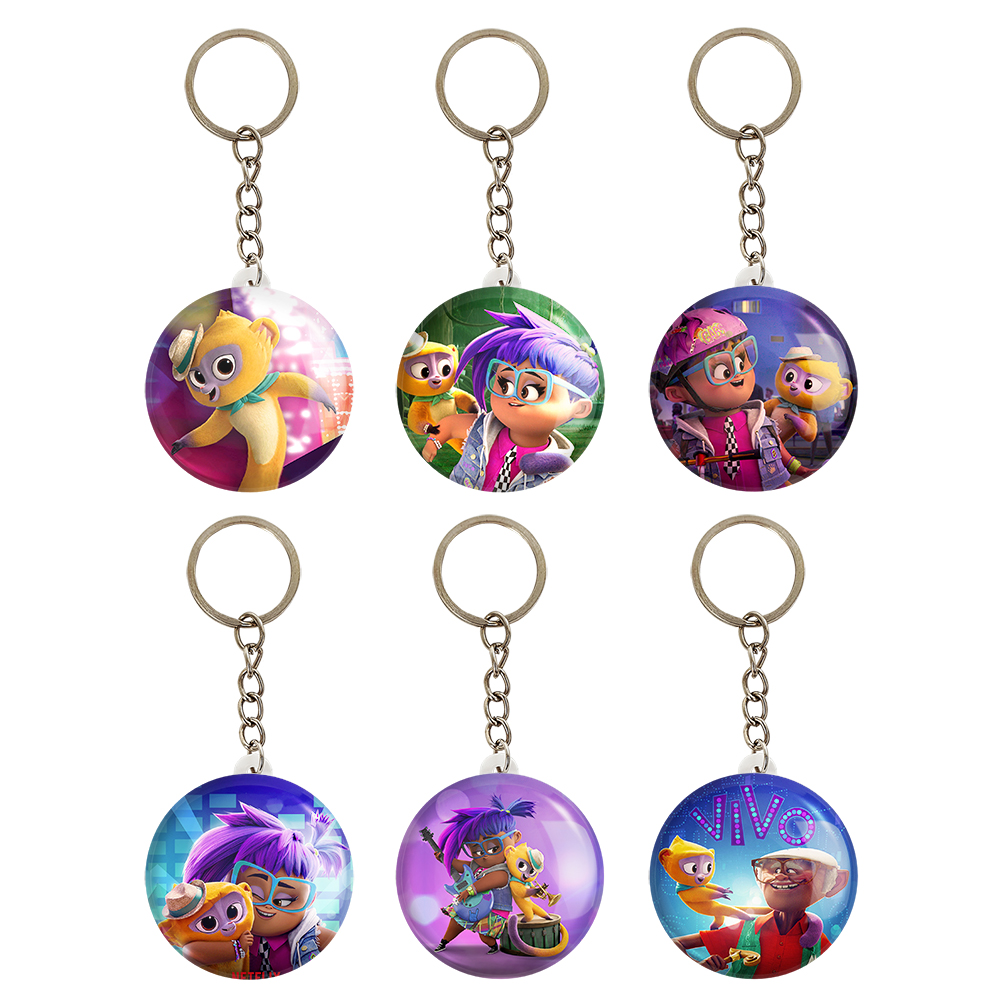 جاکلیدی خندالو مدل انیمیشن ویوو کد 384B مجموعه 6 عددی