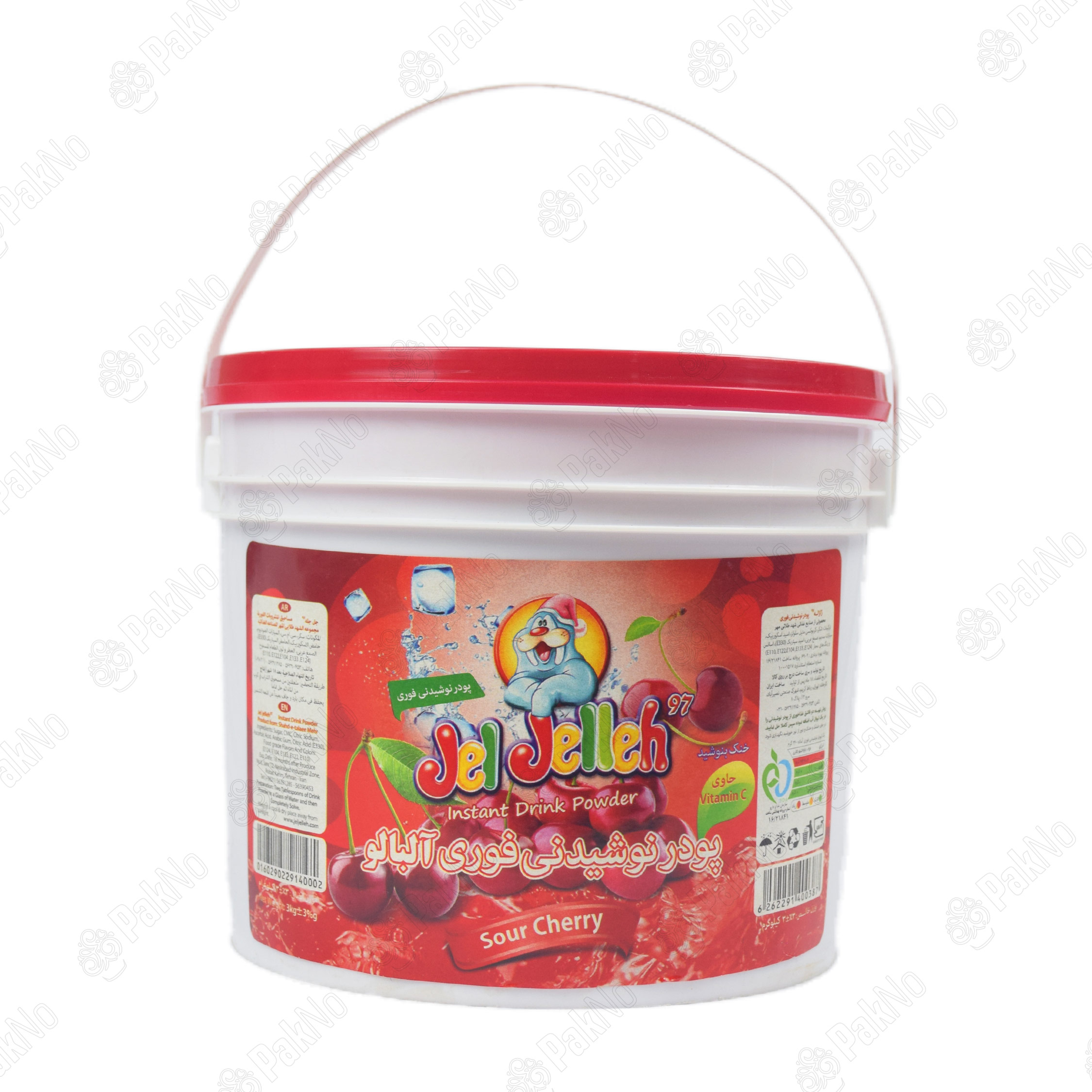 پودر شربت فوری آلبالو(سطل3کیلویی)