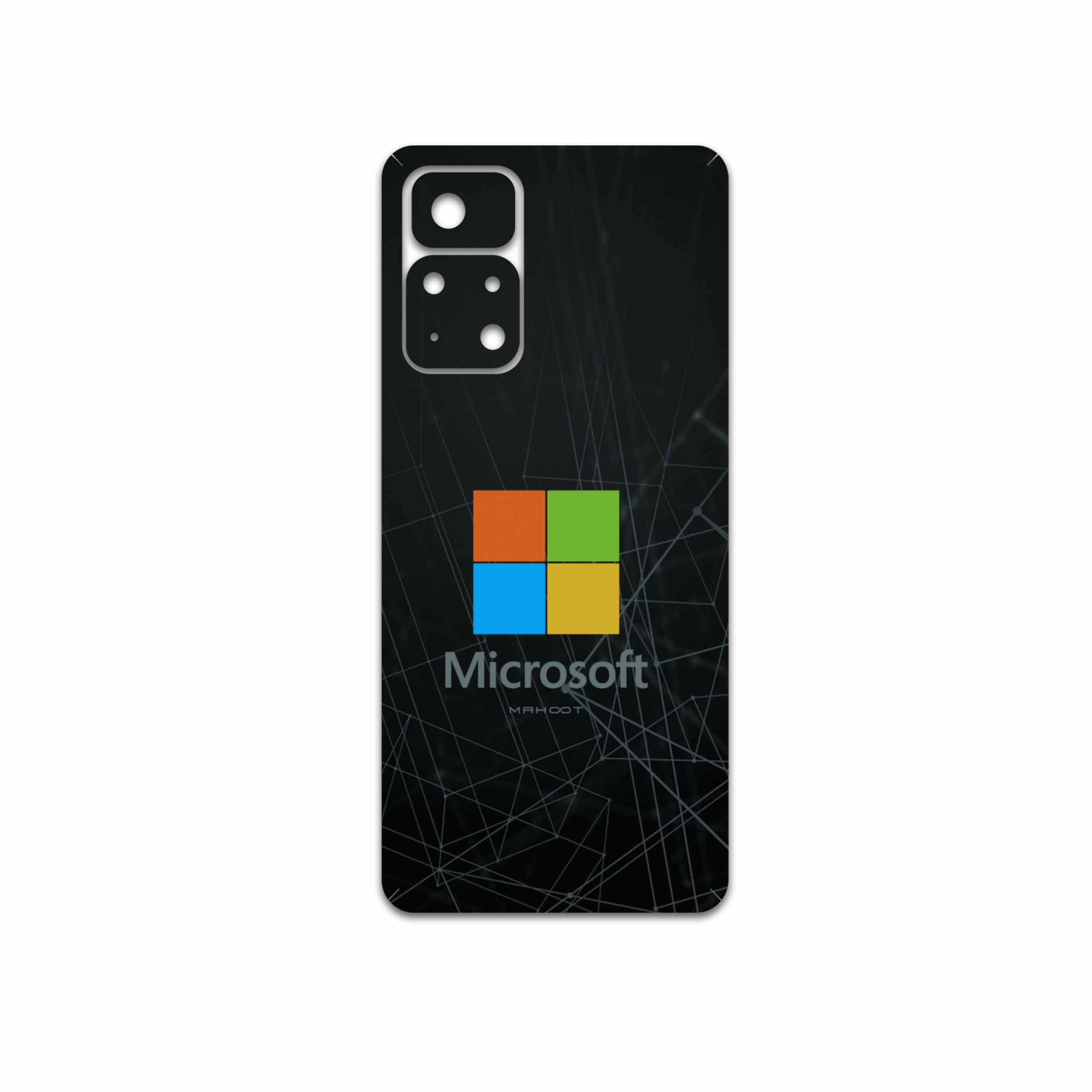 برچسب پوششی ماهوت مدل Microsoft-Logo مناسب برای گوشی موبایل شیائومی Poco M4 Pro 5G