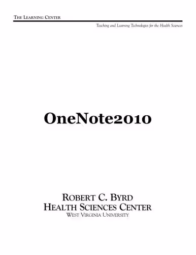خرید و دانلود نسخه کامل کتاب OneNote 2010