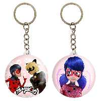 جاکلیدی خندالو مدل دختر کفشدوزکی و پسر گربه ای کد 35203521 مجموعه 2 عددی