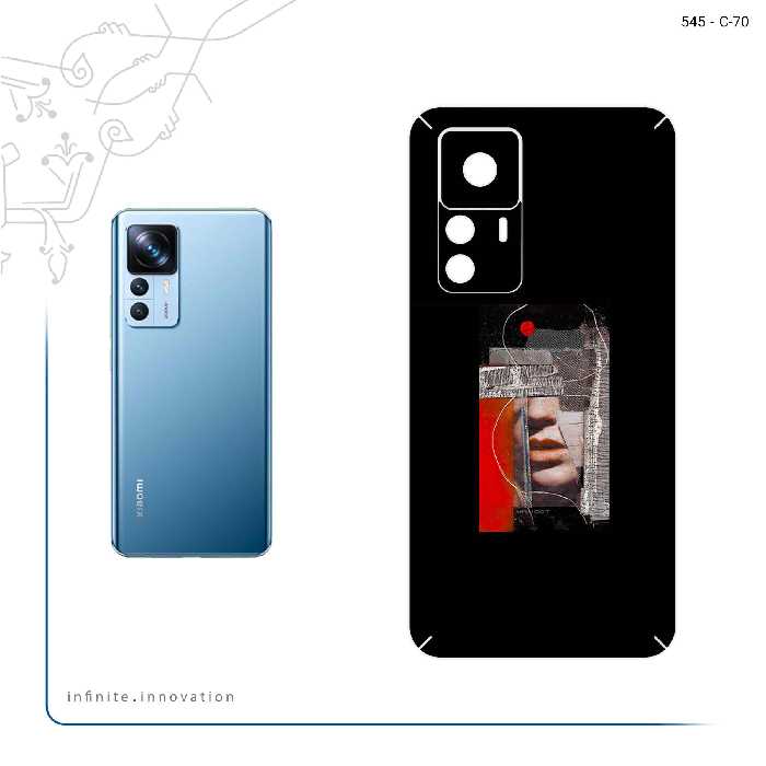 برچسب پوششی ماهوت مدل Collage of Mouth مناسب برای گوشی موبایل شیائومی 12T Pro