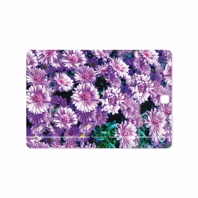 برچسب پوششی ماهوت مدل Purple-Flower مناسب برای تبلت سامسونگ Galaxy Tab A 9.7 2015 T550