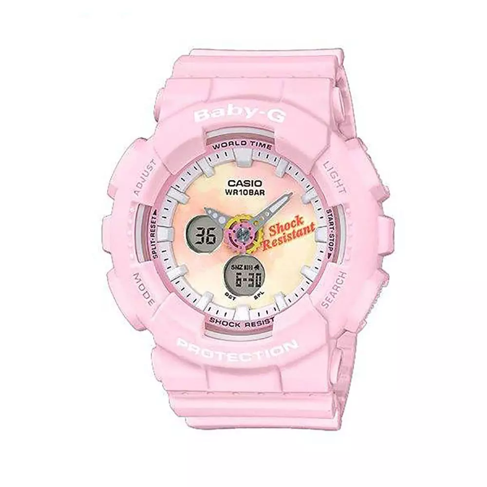 ارسال فوری   گارانتی اصلی شرکتی   ساعت مچی کاسیو مدل CASIO-BA-120TG-4ADR