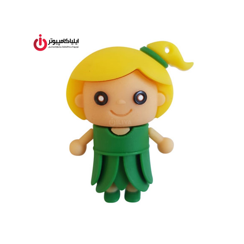 فلش مموری عروسکی کینگ فست مدل GI-12 طرح Little Girl ظرفیت 32 گیگابایت