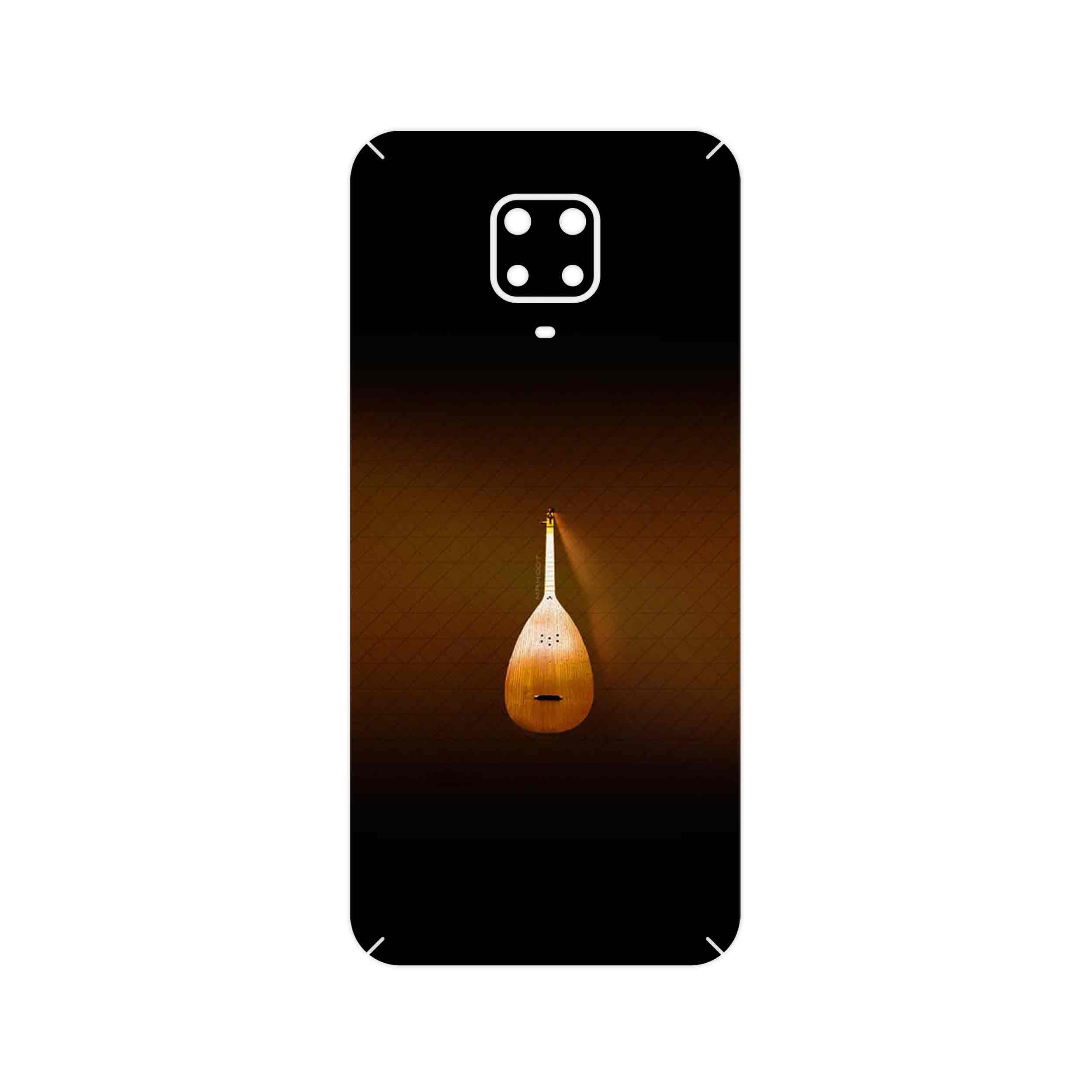 برچسب پوششی ماهوت مدل tambour مناسب برای گوشی موبایل شیائومی Redmi Note 9 Pro