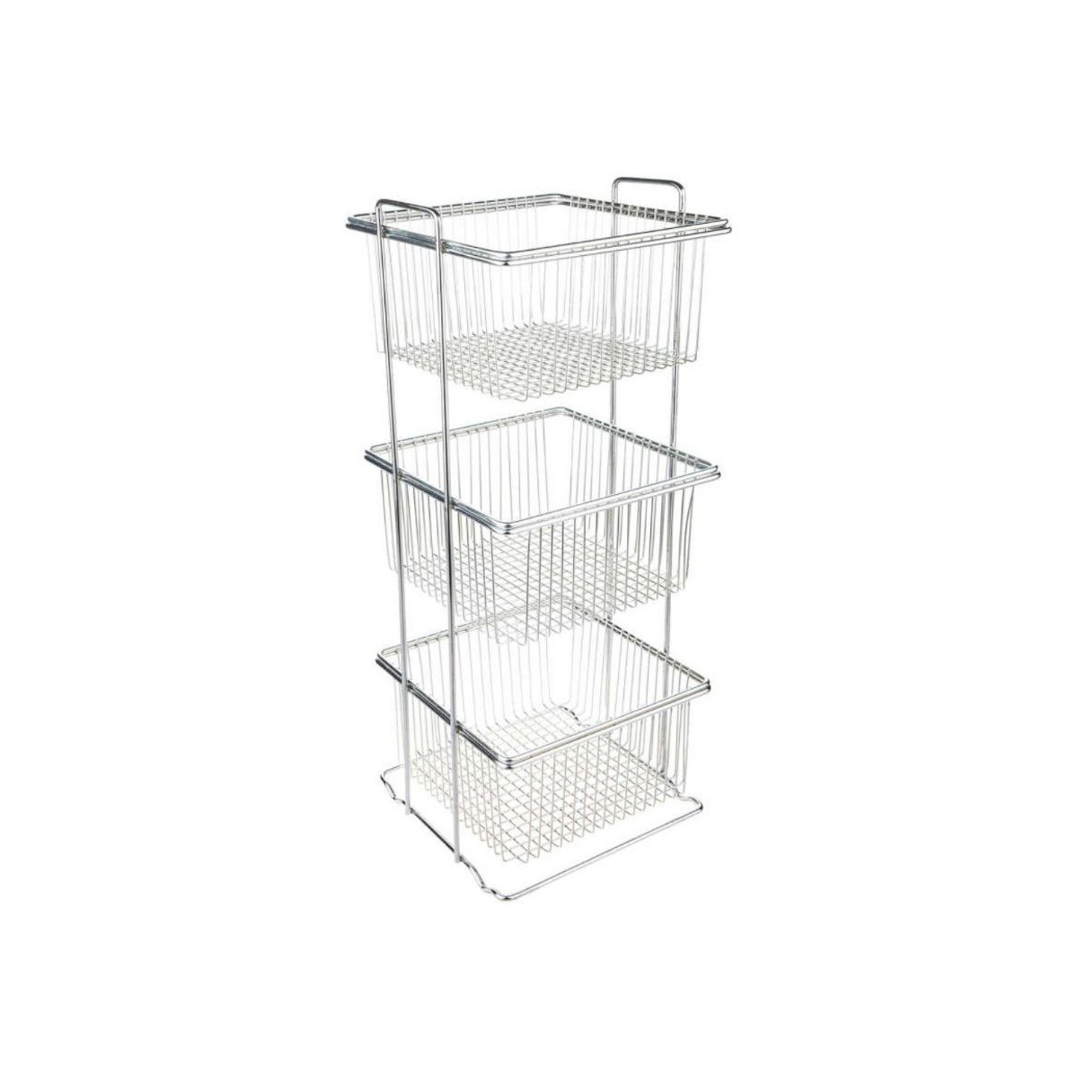 سبد سیب زمینی و پیاز والرین مدل سه طبقه مربعی 3S