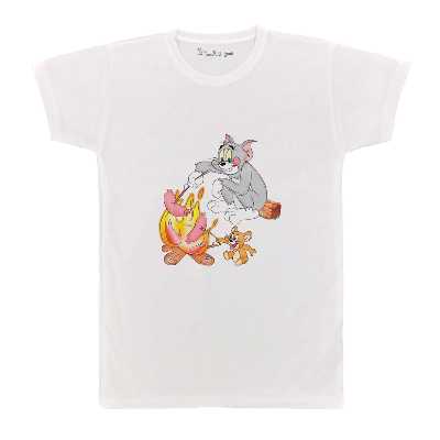 تی شرت بچگانه پرمانه طرح tom and jerry کد pmt.2935