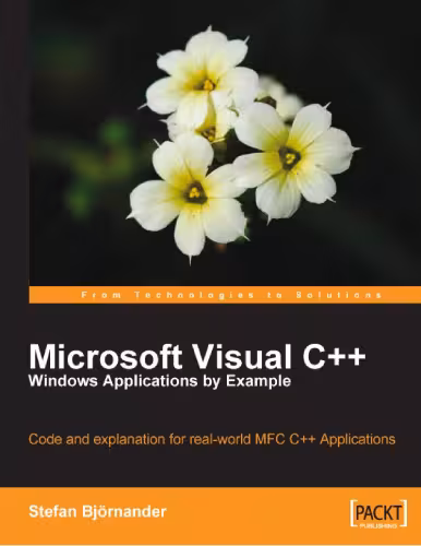 خرید و دانلود نسخه کامل کتاب Microsoft Visual C   Windows Applications by Example