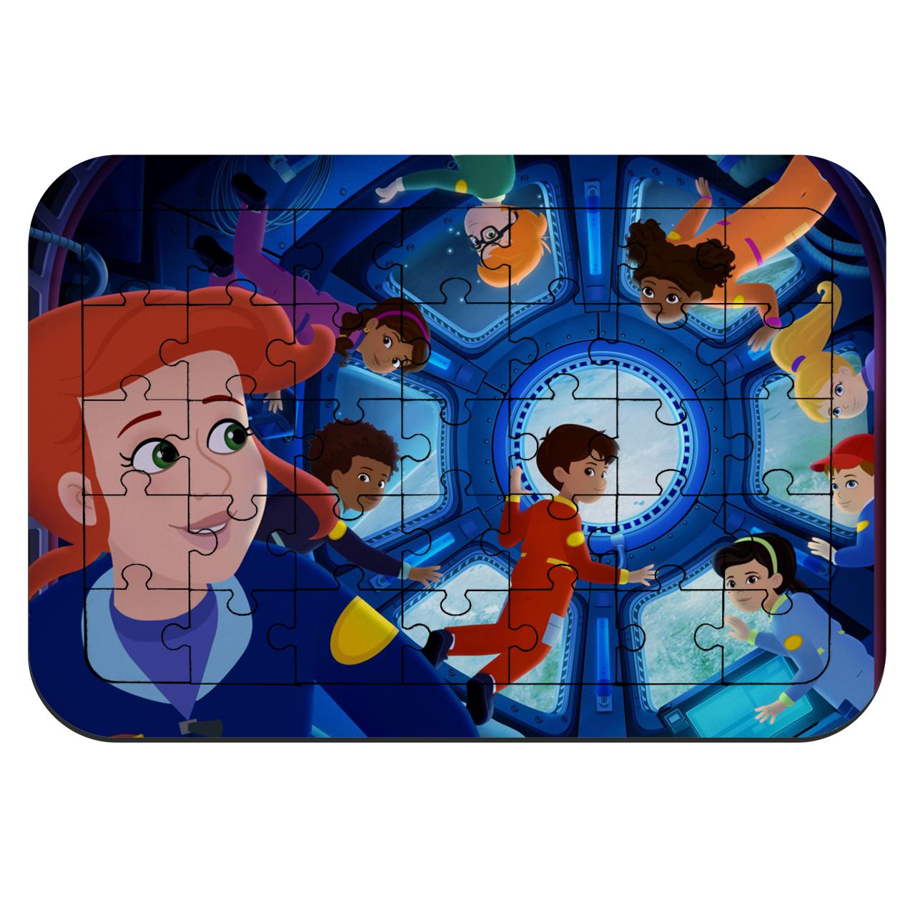 پازل 35 تکه طرح انیمیشن سفرهای علمی مدل NI1524 