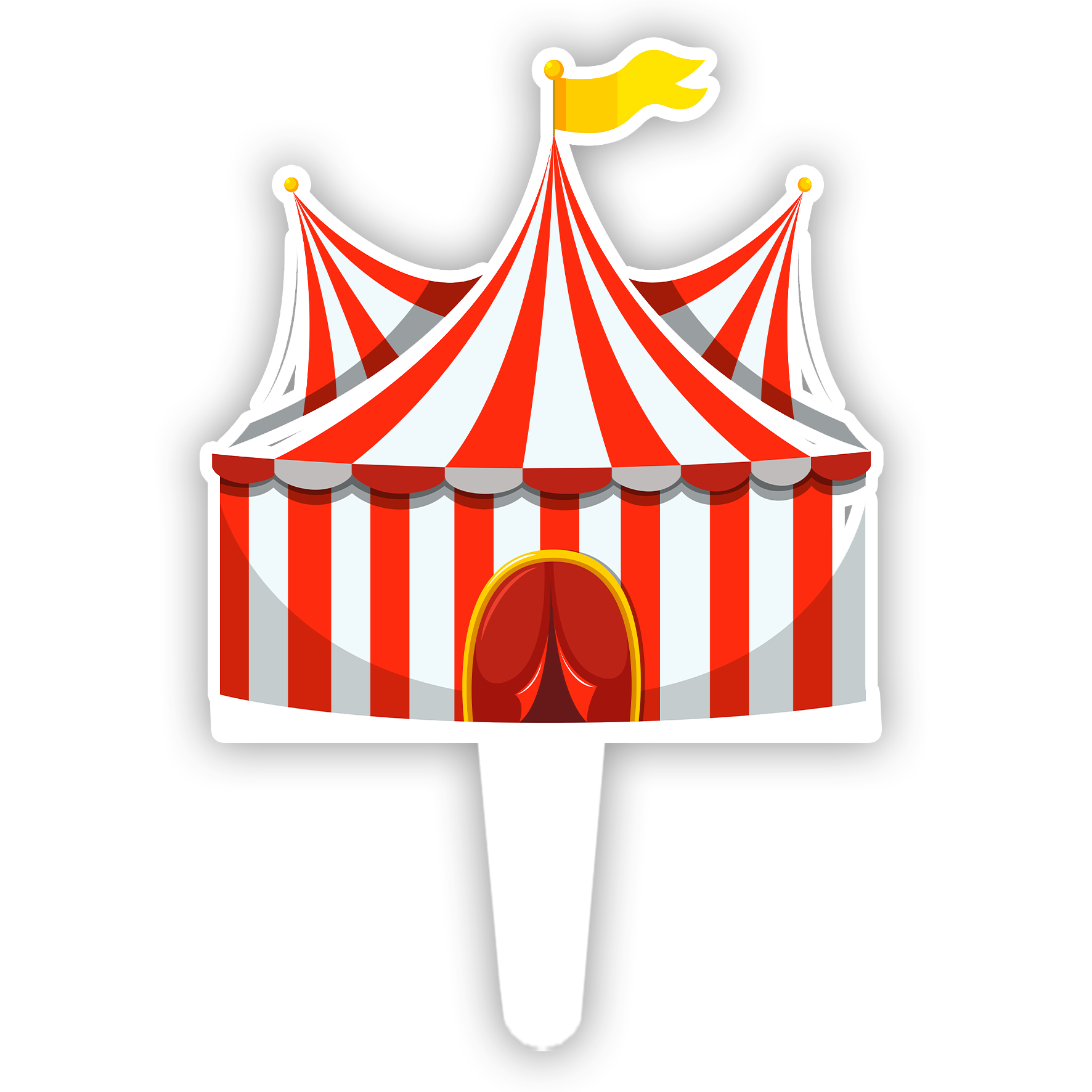 تاپر کیک طرح سیرک کد R150