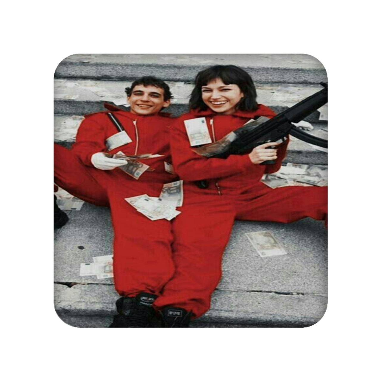 زیر لیوانی مدل Money Heist کد 2109