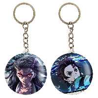 جاکلیدی خندالو مدل تانجیرو کامادو و نزوکو انیمه شیطان کش کد 1280212808 مجموعه 2 عددی