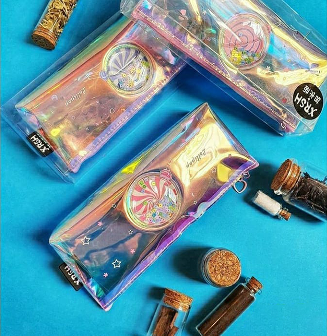 جامدادی هولوگرامی و آکواریومی طرح آبنبات