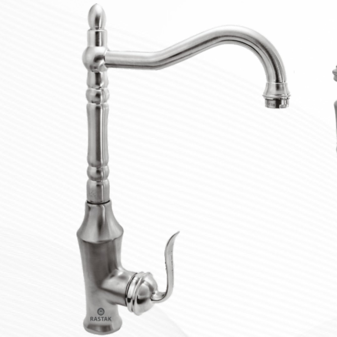 شیرالات شیر ظرفشویی شیرالات ساختمان رنگ استیل مات