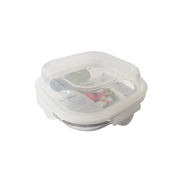 ظرف نگهدارنده شیشه ای دربدار لیمون210