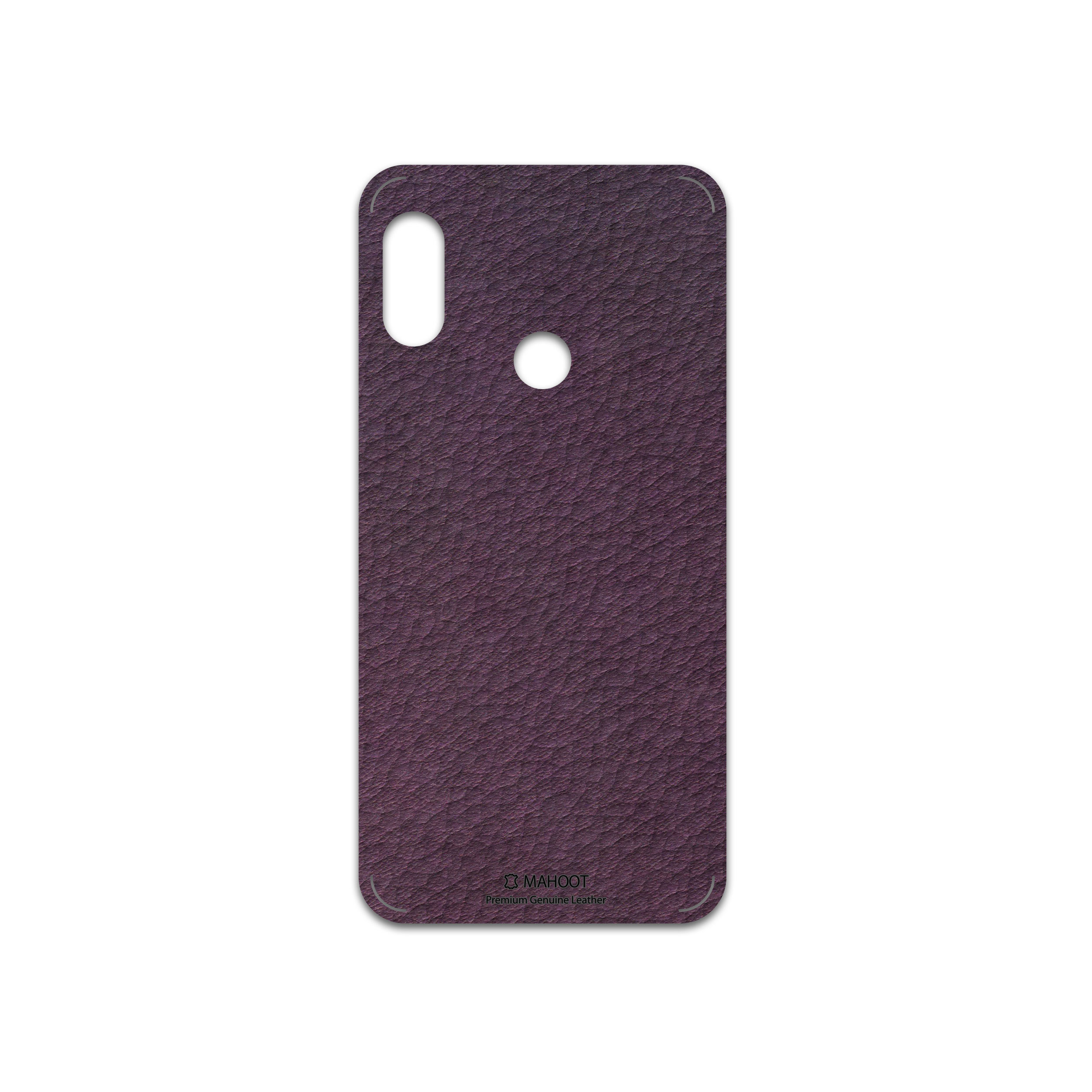برچسب پوششی ماهوت مدل Purple-Leather مناسب برای گوشی موبایل شیائومی Mi A2 Lite