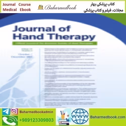 Journal of Hand Therapy Volume 35 Issue 1 to 4 2022 TRU