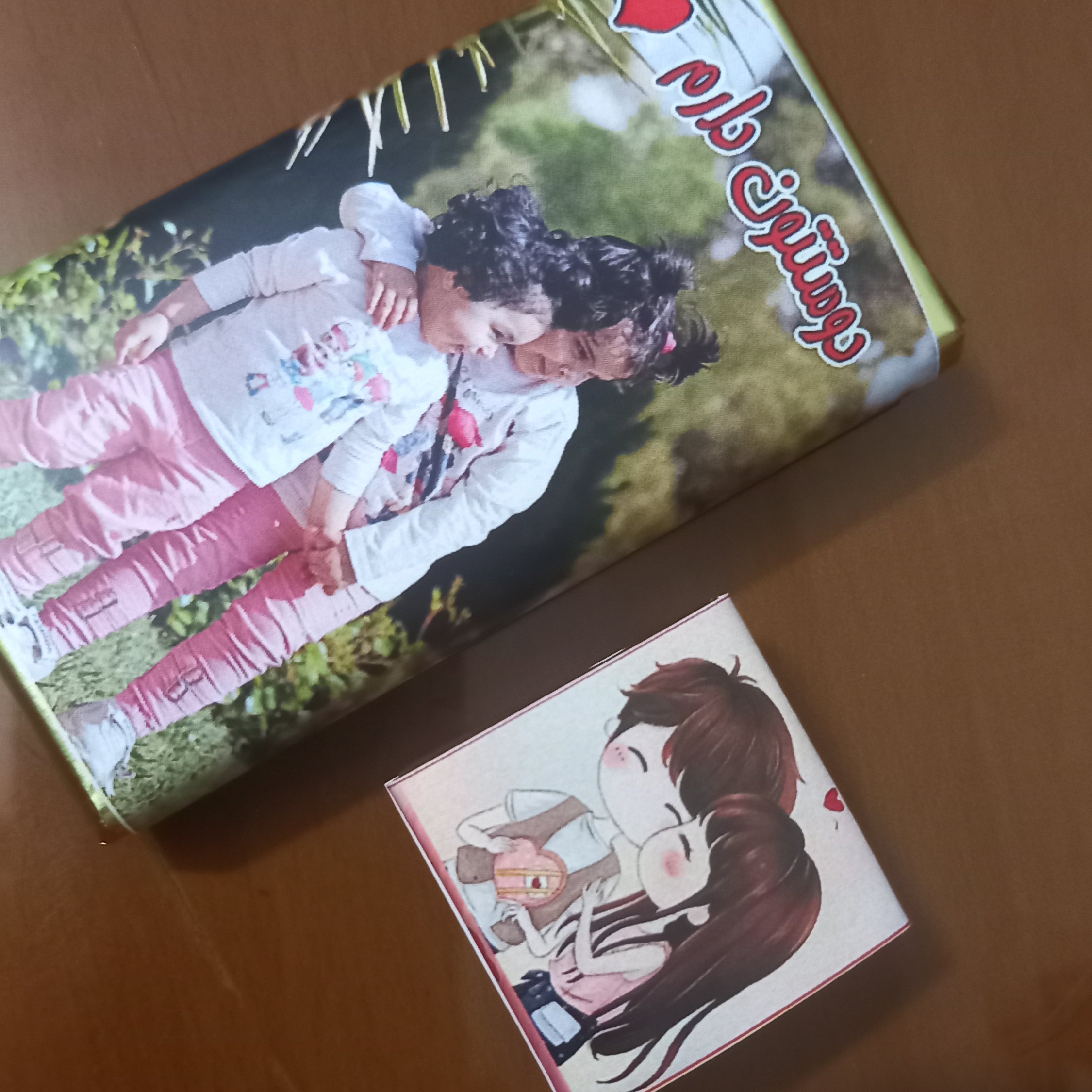 شکلات هدیه با عکس شخصی اختصاصی بهترین هدیه ولنتاین 